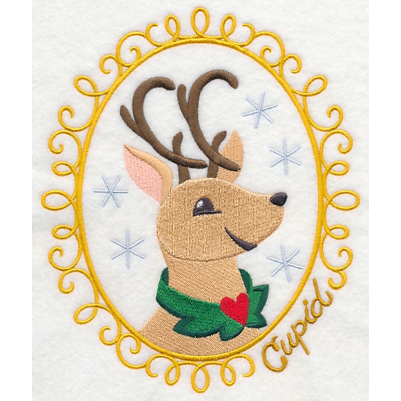 Christmas Cameo – Cupid|7.81″ x 6.49″ / 198.46mm x 164.88mm|7.06″ x 5.86″ / 179.22mm x 148.91mm|5.85″ x 4.86″ / 148.63mm x 123.51mm|3.86″ x 3.21″ / 98.1mm x 81.54mm|All Sizes