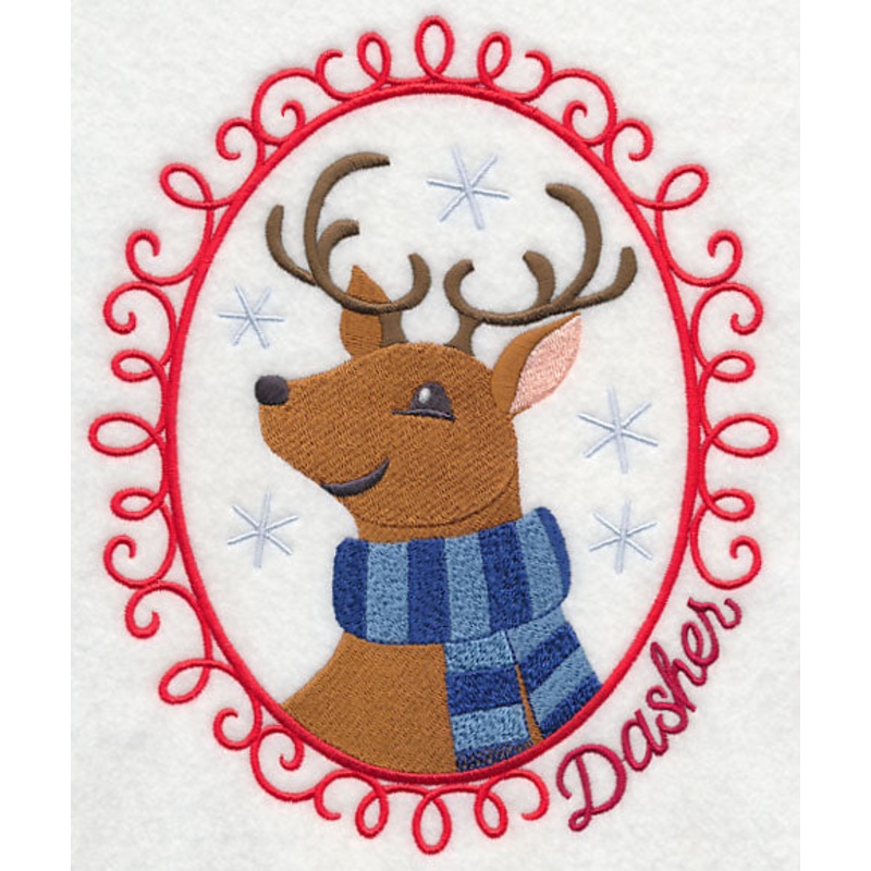 Christmas Cameo – Dasher|7.81″ x 6.49″ / 198.46mm x 164.88mm|7.06″ x 5.86″ / 179.2mm x 148.89mm|5.85″ x 4.86″ / 148.63mm x 123.51mm|3.86″ x 3.21″ / 98.1mm x 81.54mm|All Sizes