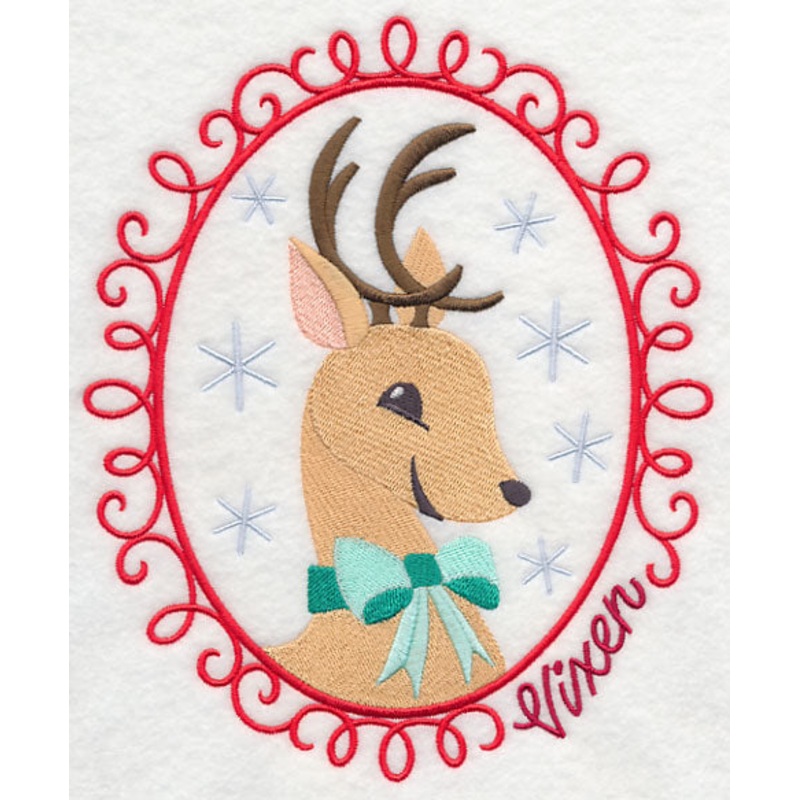 Christmas Cameo – Vixen|7.81″ x 6.49″ / 198.46mm x 164.88mm|7.06″ x 5.86″ / 179.2mm x 148.89mm|5.85″ x 4.86″ / 148.63mm x 123.51mm|3.86″ x 3.21″ / 98.1mm x 81.54mm|All Sizes