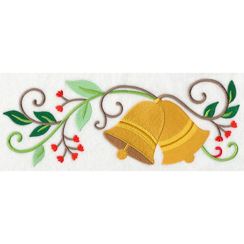 Christmas Cheer Bells|4.43″ x 11.75″ / 112.47mm x 298.54mm|3.54″ x 9.4″ / 89.91mm x 238.85mm|2.94″ x 7.79″ / 74.68mm x 197.85mm|2.58″ x 6.85″ / 65.62mm x 173.97mm|All Sizes