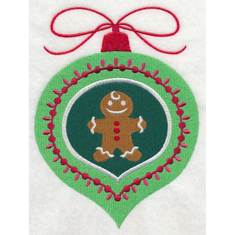 Christmas Ornament with Sweet Gingerbread