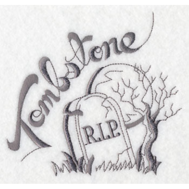 Creepy Halloween Tombstone|4.35″ x 4.5″ / 110.48mm x 114.32mm|3.48″ x 3.6″ / 88.38mm x 91.46mm|All Sizes