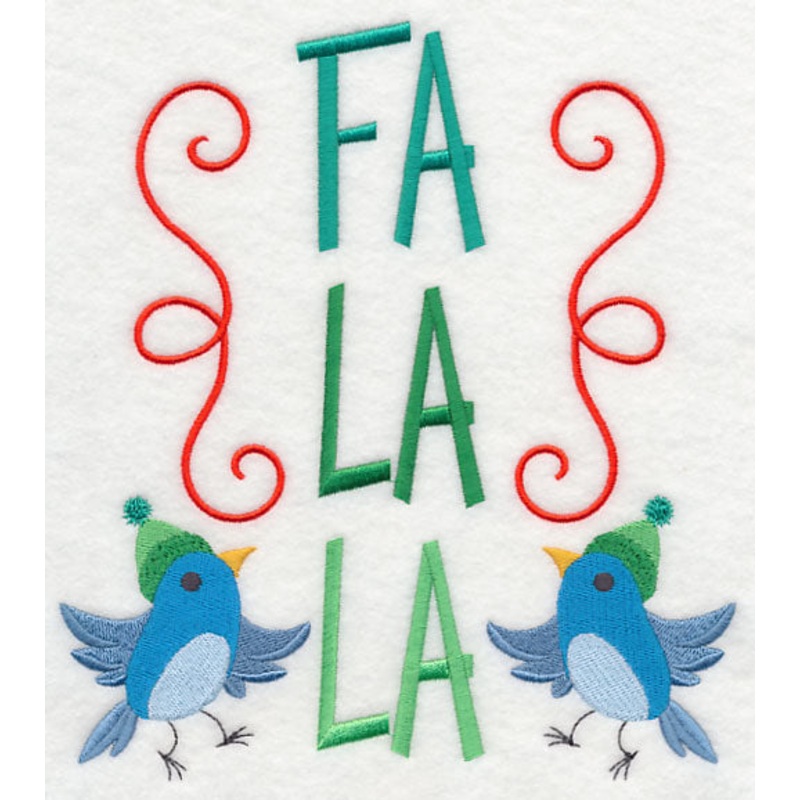 Fa La La Bluebirds|7.68″ x 6.9″ / 195.17mm x 175.34mm|6.54″ x 5.88″ / 166.15mm x 149.31mm|5.43″ x 4.88″ / 137.93mm x 123.98mm|All Sizes