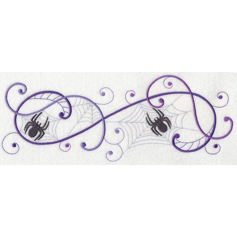 Spooky Spider Potpourri Border