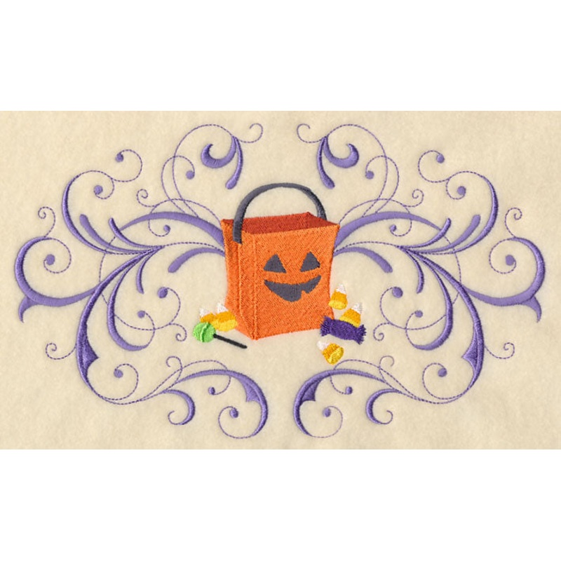 Trick or Treat Bag with Filigree