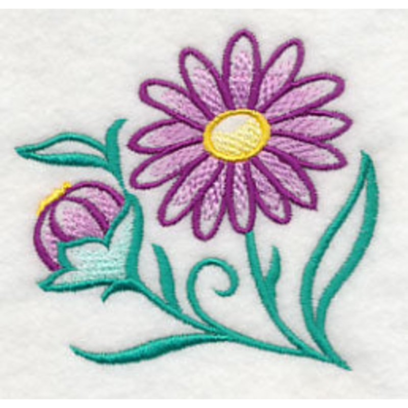Asters in Whimsy|3.07″ x 3.26″ / 78.01mm x 82.81mm