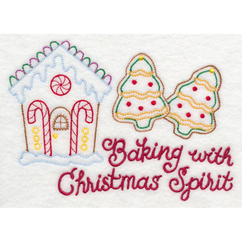 Baking with Christmas Spirit (Vintage)