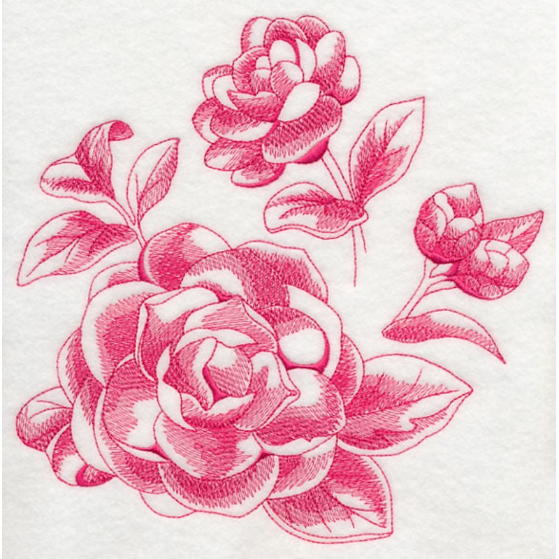 Camellia Botanical (Toile)|7.78″ x 7.78″ / 197.7mm x 197.55mm|6.89″ x 6.89″ / 175.09mm x 174.94mm|5.82″ x 5.82″ / 147.9mm x 147.74mm|4.86″ x 4.86″ / 123.46mm x 123.37mm|3.87″ x 3.87″ / 98.32mm x 98.24mm|All Sizes
