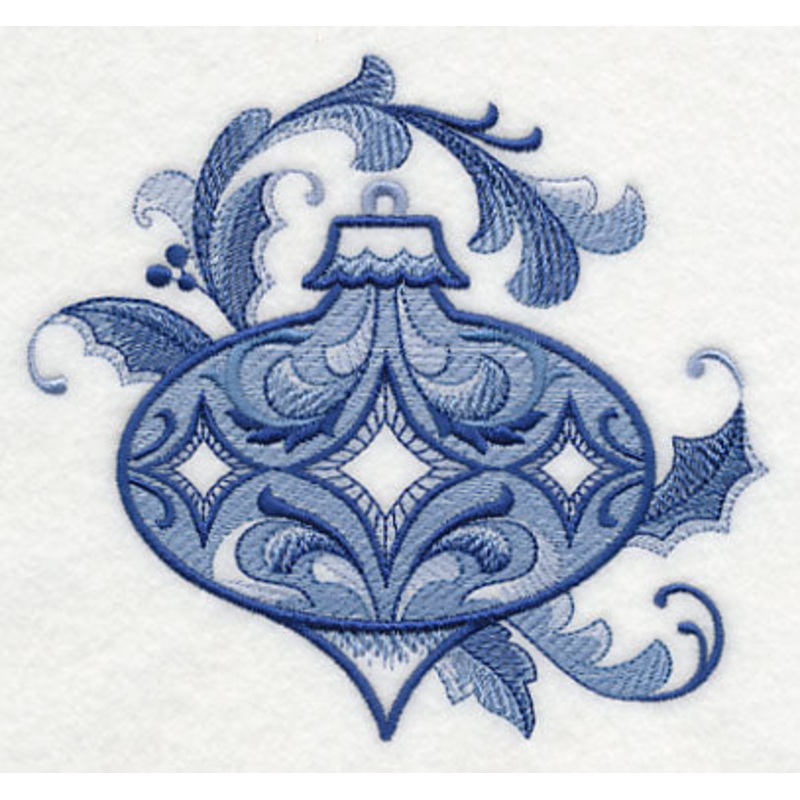 Delft Blue Starry Ornament|4.85″ x 5.33″ / 123.2mm x 135.42mm|3.51″ x 3.86″ / 89.05mm x 97.93mm|All Sizes