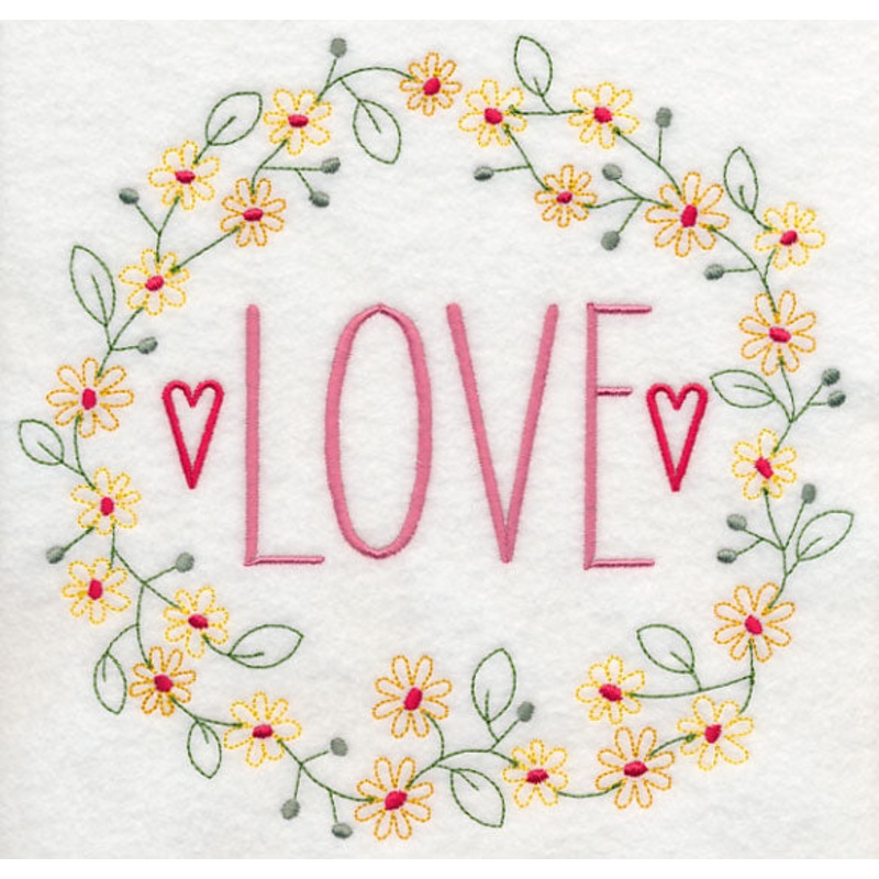 Love Wreath|7.51″ x 7.83″ / 190.82mm x 198.81mm|6.86″ x 7.14″ / 174.14mm x 181.41mm|5.83″ x 6.08″ / 148.18mm x 154.36mm|4.86″ x 5.06″ / 123.34mm x 128.48mm|3.7″ x 3.85″ / 93.91mm x 97.74mm|All Sizes