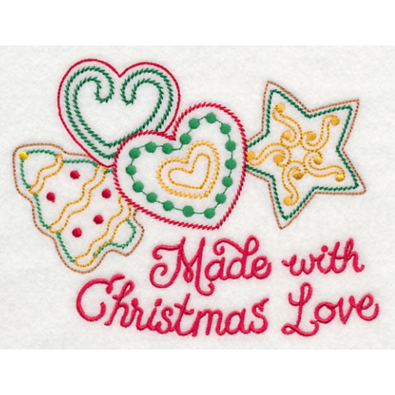 Made With Christmas Love Cookies (Vintage)