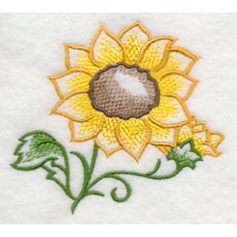 Sunflower in Whimsy|3.11″ x 3.51″ / 78.92mm x 89.24mm