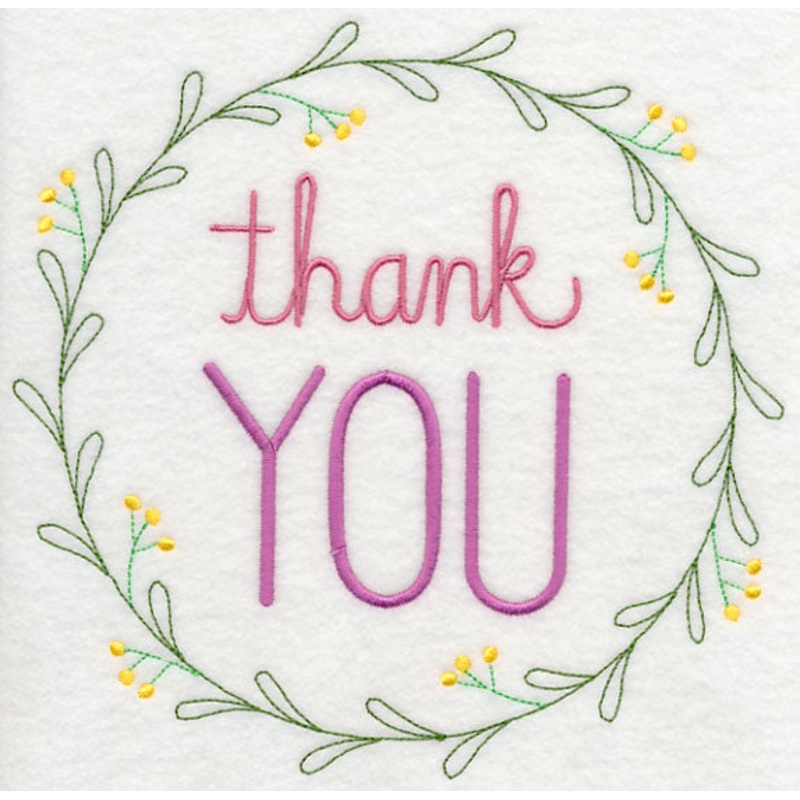 Thank You Wreath|7.57″ x 7.8″ / 192.33mm x 198.12mm|6.85″ x 7.06″ / 173.99mm x 179.23mm|5.86″ x 6.04″ / 148.82mm x 153.31mm|4.85″ x 5″ / 123.19mm x 126.9mm|3.74″ x 3.85″ / 94.93mm x 97.79mm|All Sizes