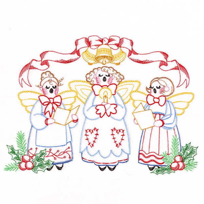 Caroling Angels Border|6.85″ x 9.53″ / 173.95mm x 242.18mm|5.6″ x 7.8″ / 142.32mm x 198.12mm|4.85″ x 6.75″ / 123.15mm x 171.47mm|All Sizes