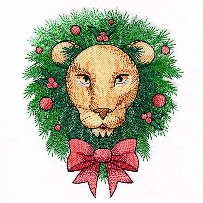 Christmas Elements Lion|7.8″ x 6.66″ / 198.12mm x 169.04mm|6.86″ x 5.85″ / 174.15mm x 148.59mm|5.68″ x 4.85″ / 144.38mm x 123.19mm|All Sizes
