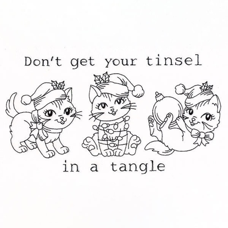 Don’t Get Your Tinsel Tangle Cats