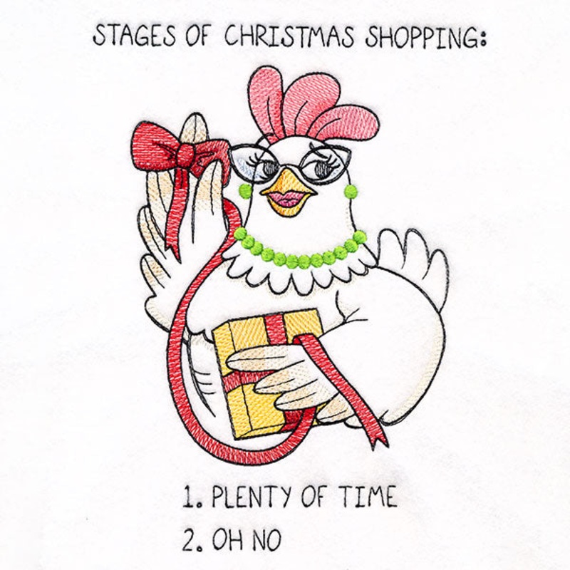 Stages of Christmas Chicken|9.18″ x 6.85″ / 233.05mm x 173.94mm|7.8″ x 5.82″ / 198.01mm x 147.75mm|6.5″ x 4.85″ / 164.99mm x 123.12mm|All Sizes