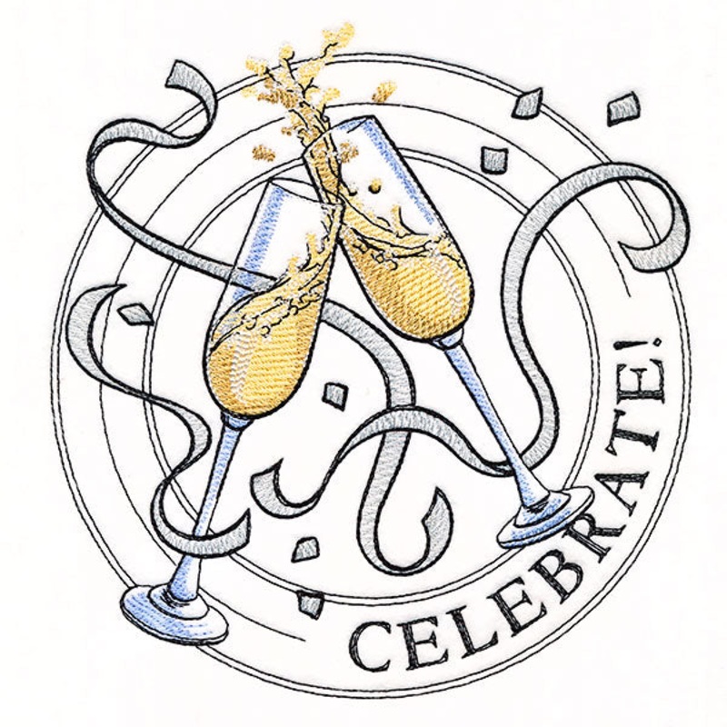 Celebrate Champagne Stamp|7.2″ x 6.87″ / 182.79mm x 174.56mm|6.12″ x 5.85″ / 155.52mm x 148.51mm|5.11″ x 4.88″ / 129.84mm x 124.02mm|All Sizes