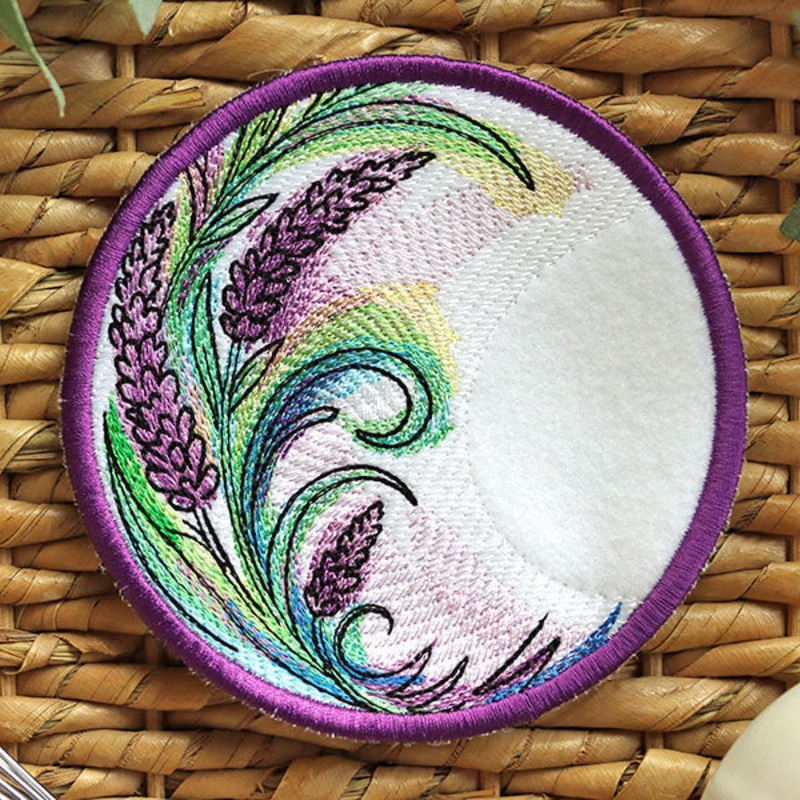 Colorful Lavender Coaster (In-the-Hoop)