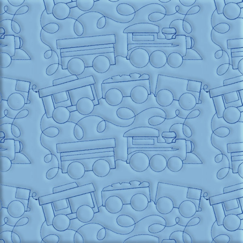 Form & Flow Hobby Trains (Edge-to-Edge Quilting)