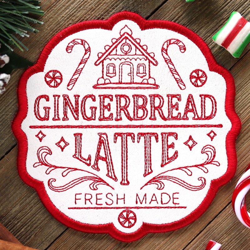 Christmas Market Coaster – Gingerbread Latte