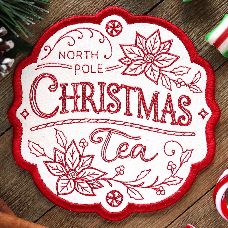 Christmas Market Coaster – Tea