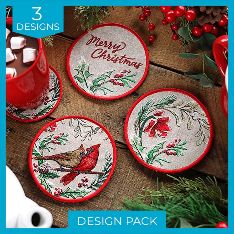 Very Merry Coaster Design Pack