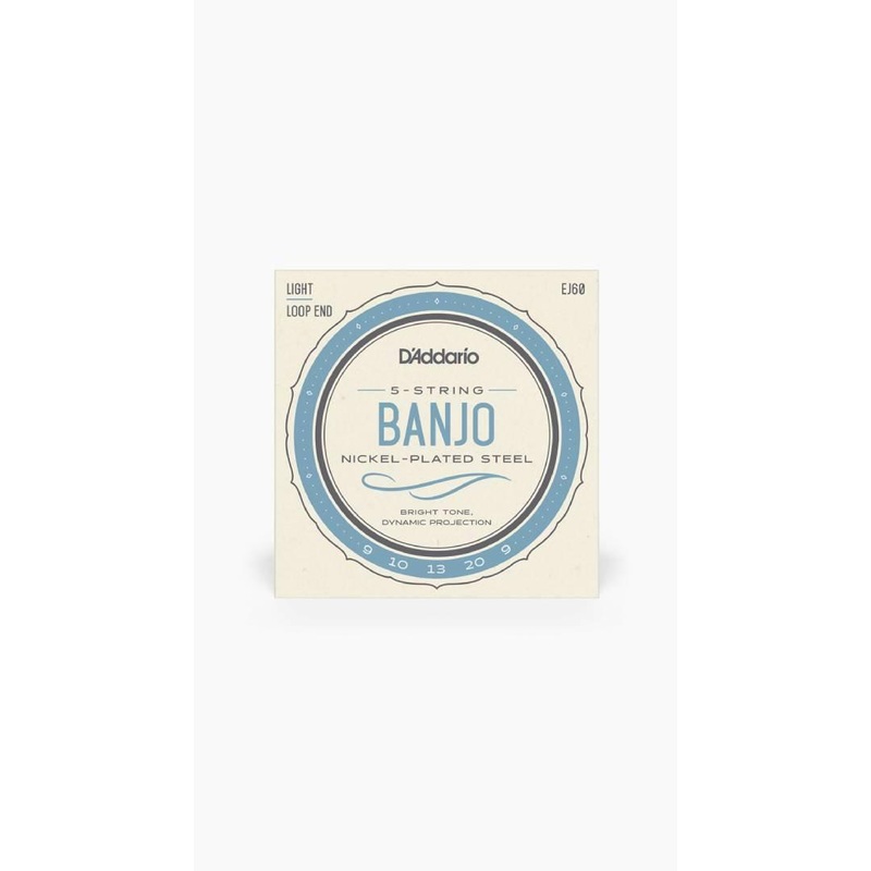 D’Addario Nickel-Plated Steel Banjo Strings