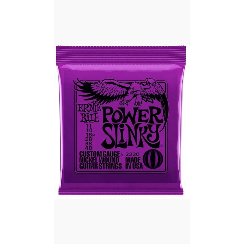 Ernie Ball Power Slinky Nickel Wound Electric Guitar Strings – Custom Gauge 11- 48