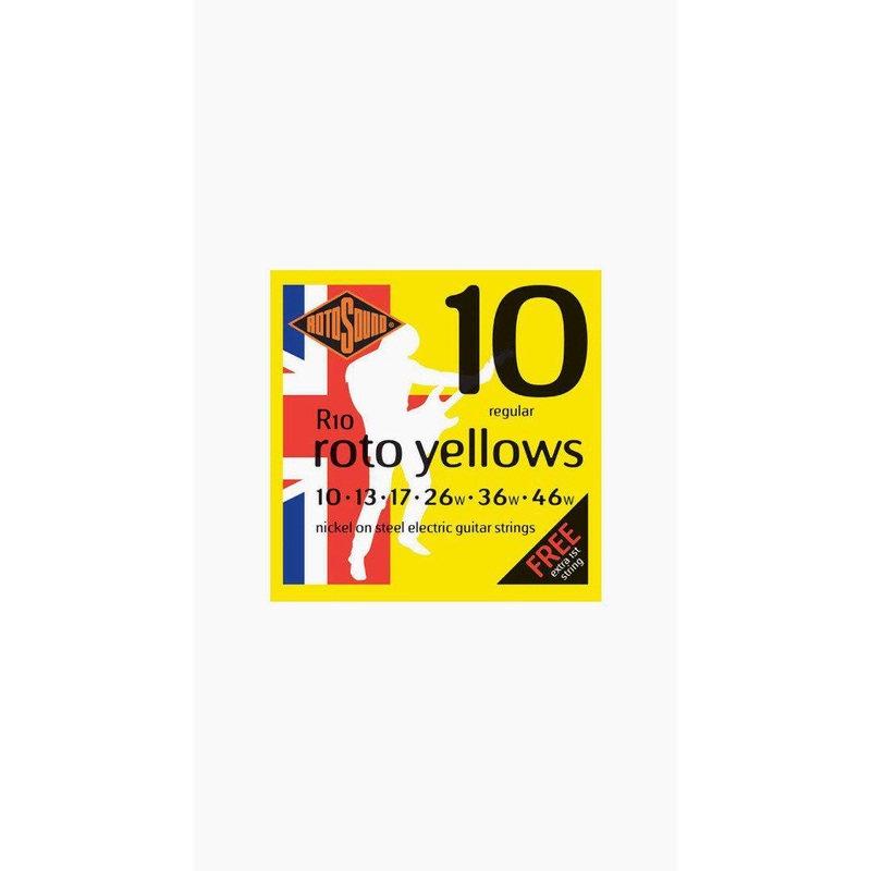 Rotosound Nickel Wound Electric Strings – 10 Regular