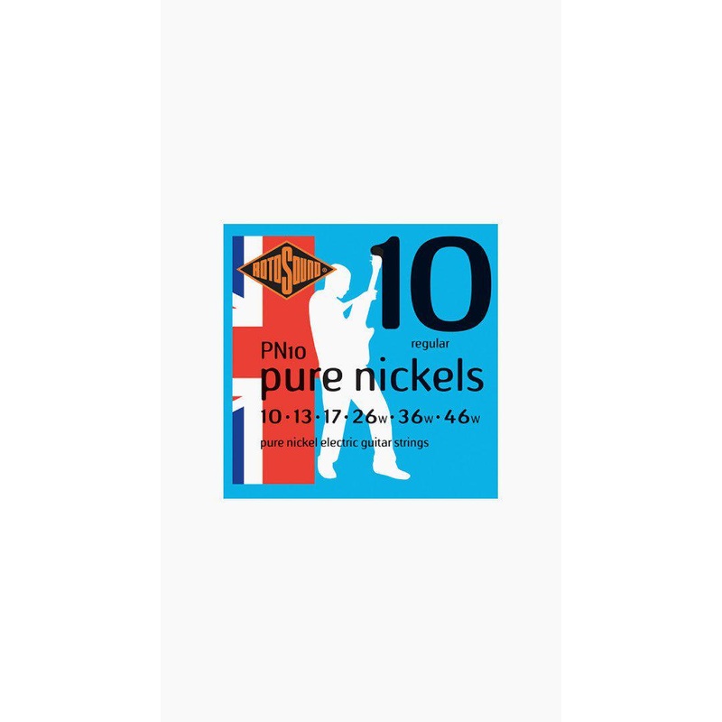 Rotosound Pure Nickel Electric Strings – 10 Regular