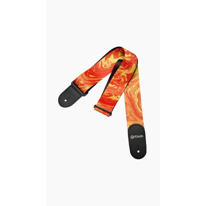 Steve Vai Print – Orange Universe Guitar Strap