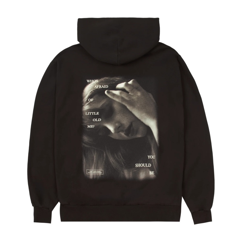 Who’s Afraid Of Little Old Me? Dark Brown Hoodie