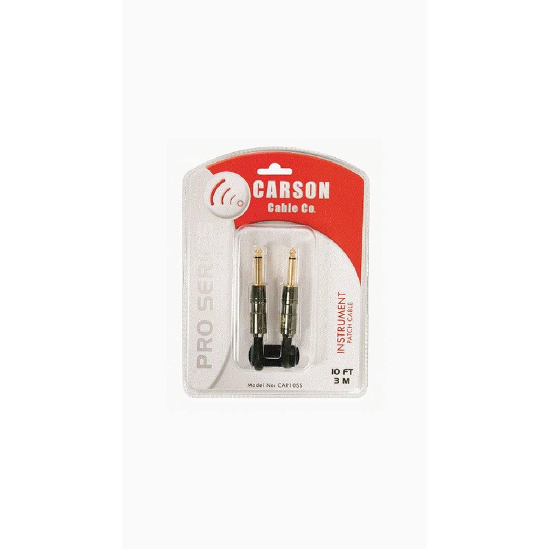 Carson Pro 10ft 3m Noiseless Instrument Cable