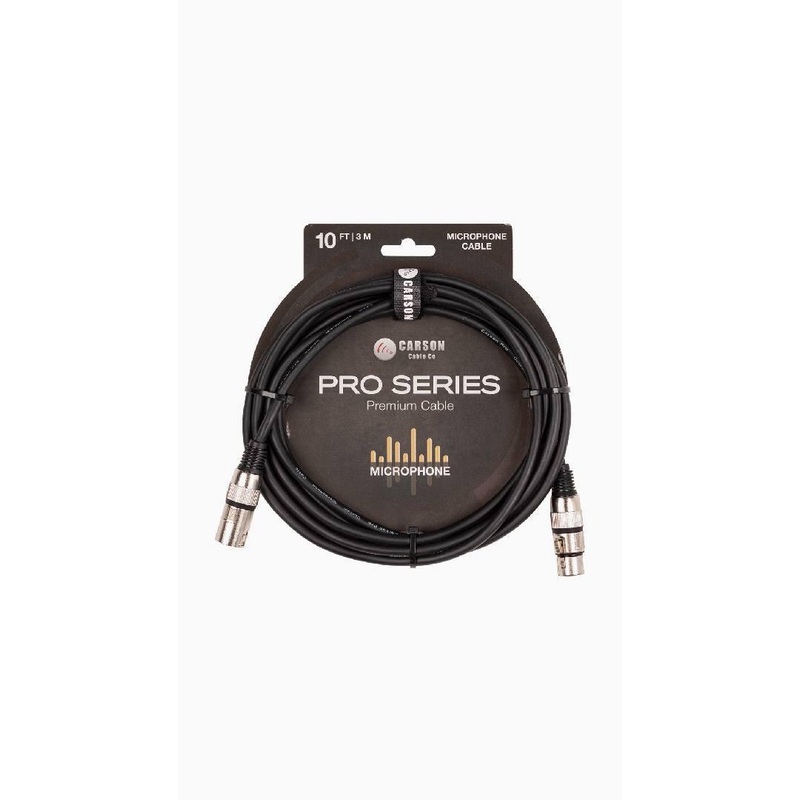 Carson Pro series Microphone Cable 10ft 3m