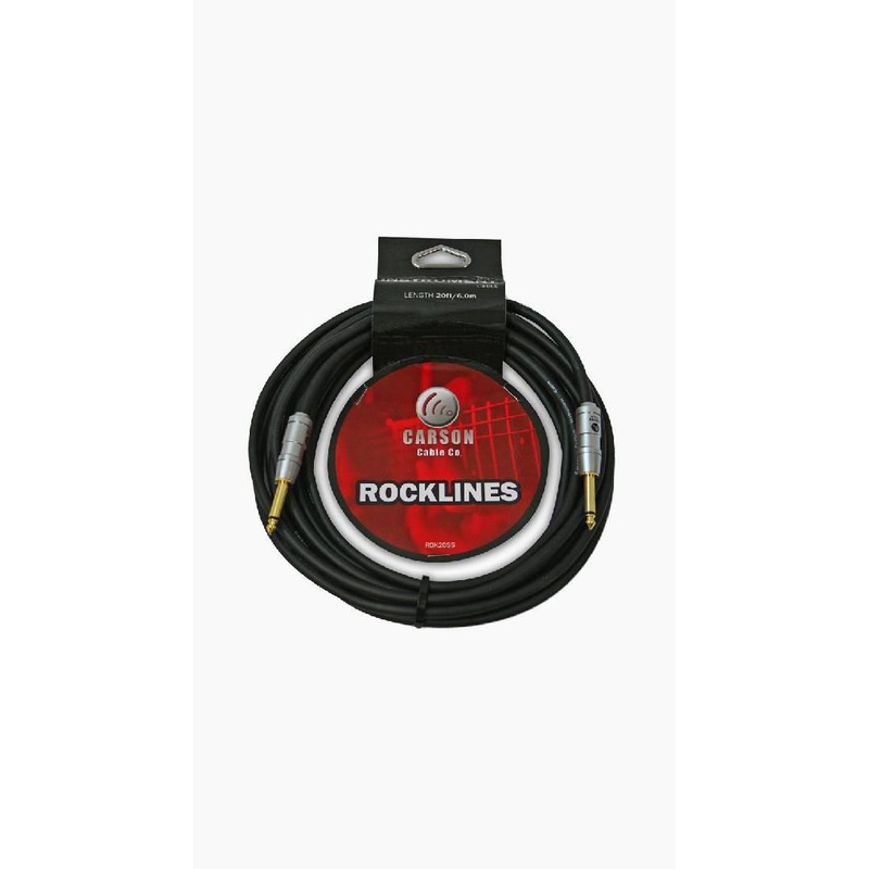 Carson Rocklines Guitar Lead 10ft Straight to Straight