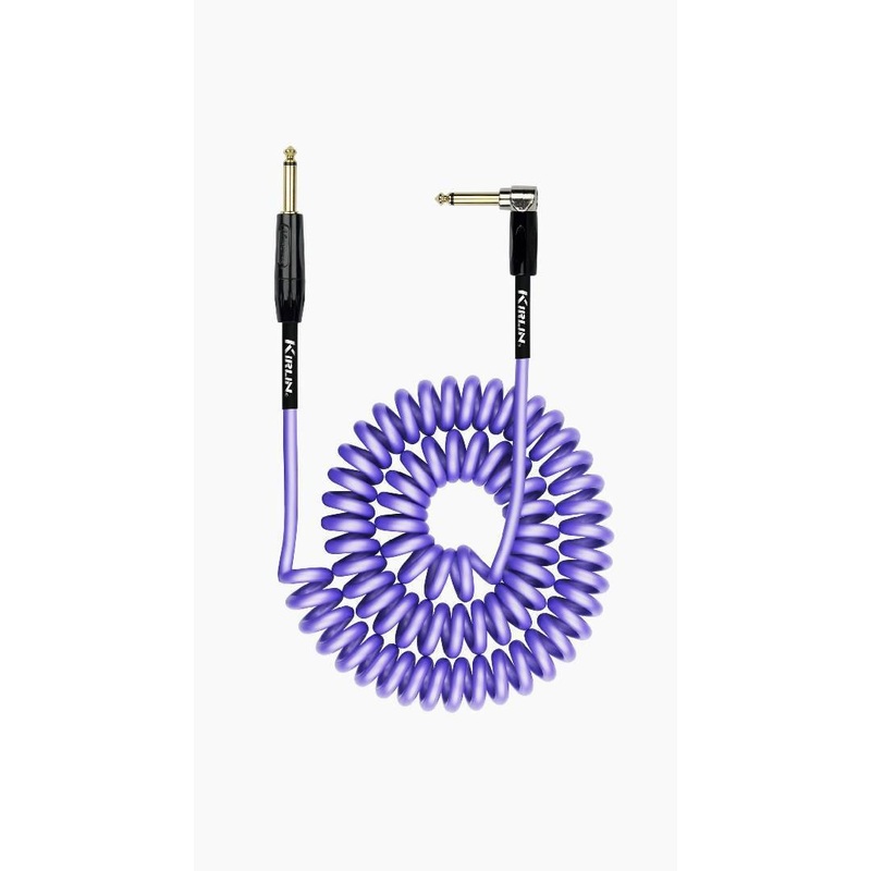 Kirlin 30ft/9m Coiled Purple Instrument Cable