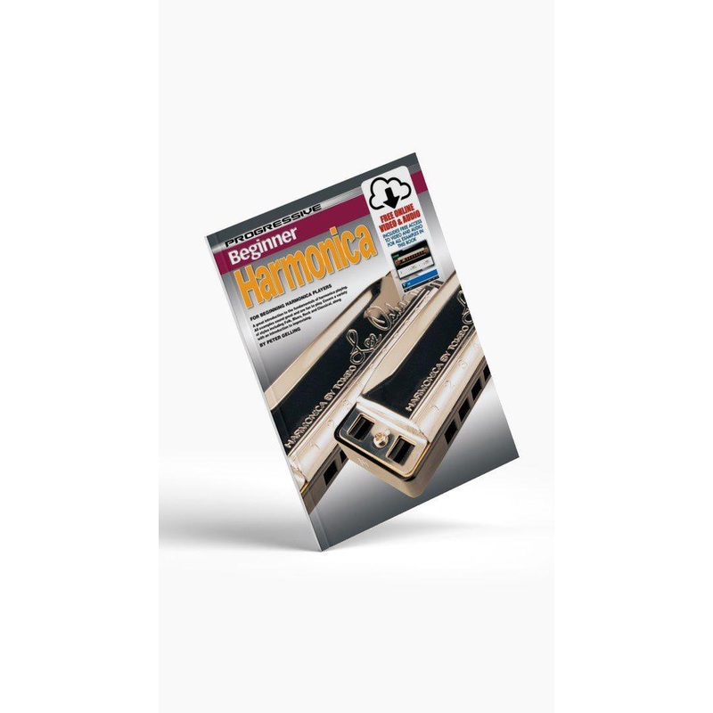 Progressive Beginner Harmonica Book/Online Video & Audio
