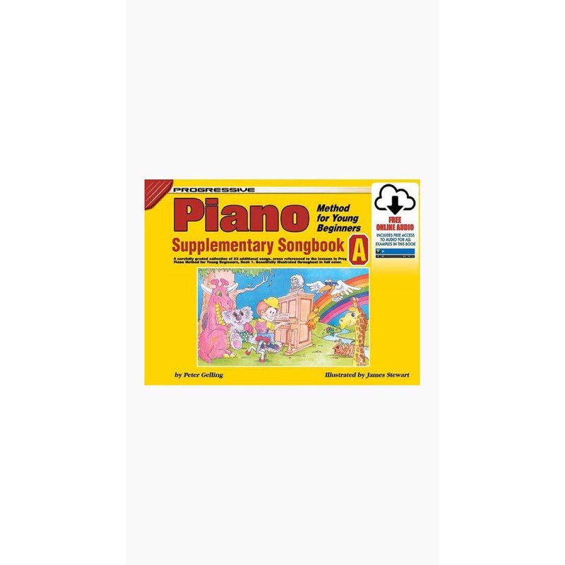 Progressive Piano Method for Young Beginners Supplementary Songbook A Book/Online Audio