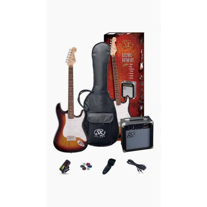 SX Stratocaster Electric Guitar Pack (3/4)