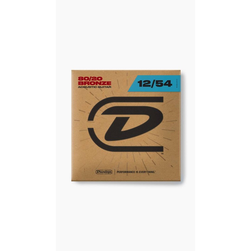 Dunlop 80/20 Bronze Acoustic Strings – 12/54