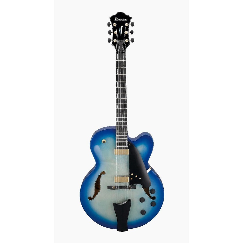 Ibanez AFC155-JBB Contemporary Archtop Series Dual-Pickup Hollowbody Electric Guitar – Jet Blue Burst