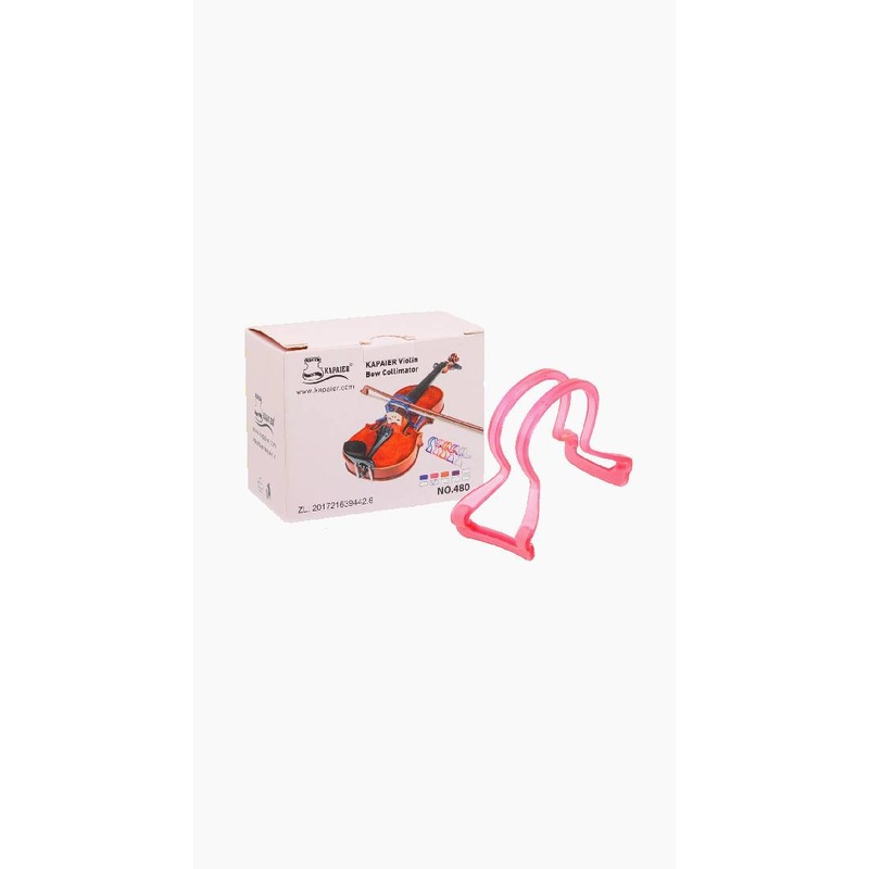 Kapaier Violin Bow Guide|Full Three Quater and Half Size|Quater One Eighth and one Tenth|Orange|Clear