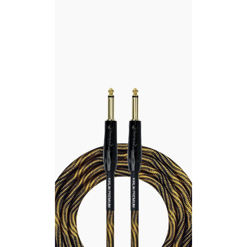 Kirlin Premium Plus 20ft 6m Yellow Instrument Cable