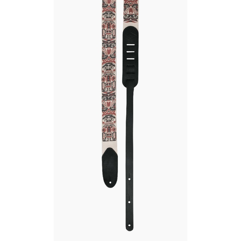 LM Tiki Warrior Cotton Guitar Strap