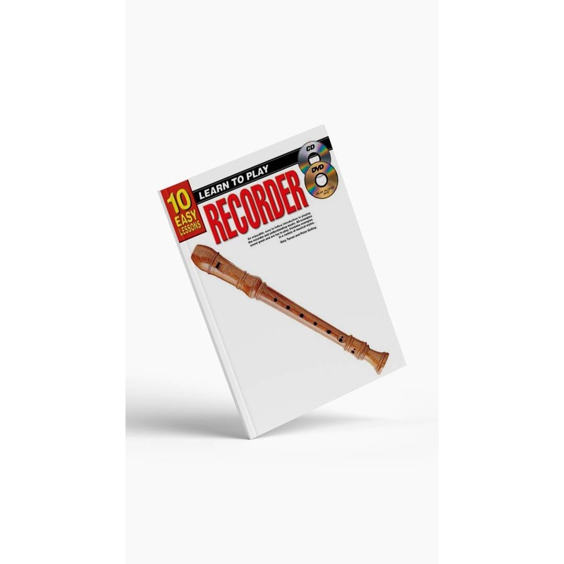 10 Easy Lessons Learn To Play Recorder Book/CD/DVD
