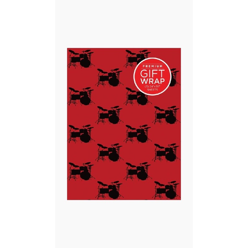 Drumset Gift Wrap Paper