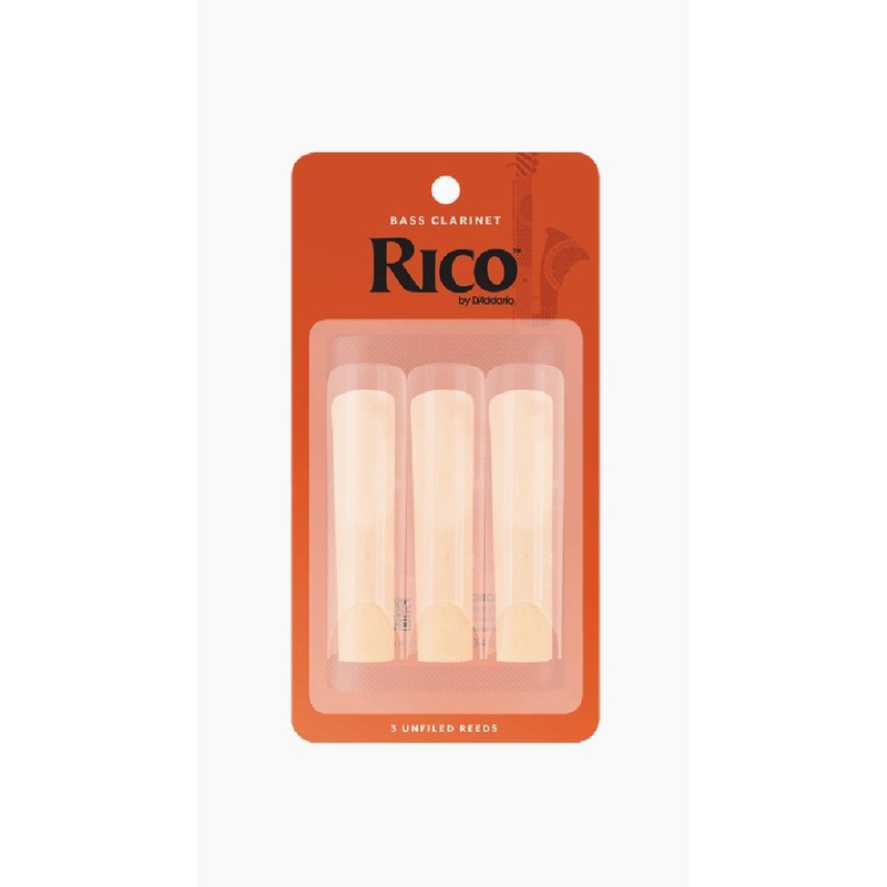 Rico Bb Bass Clarinet Reeds 3 Pack