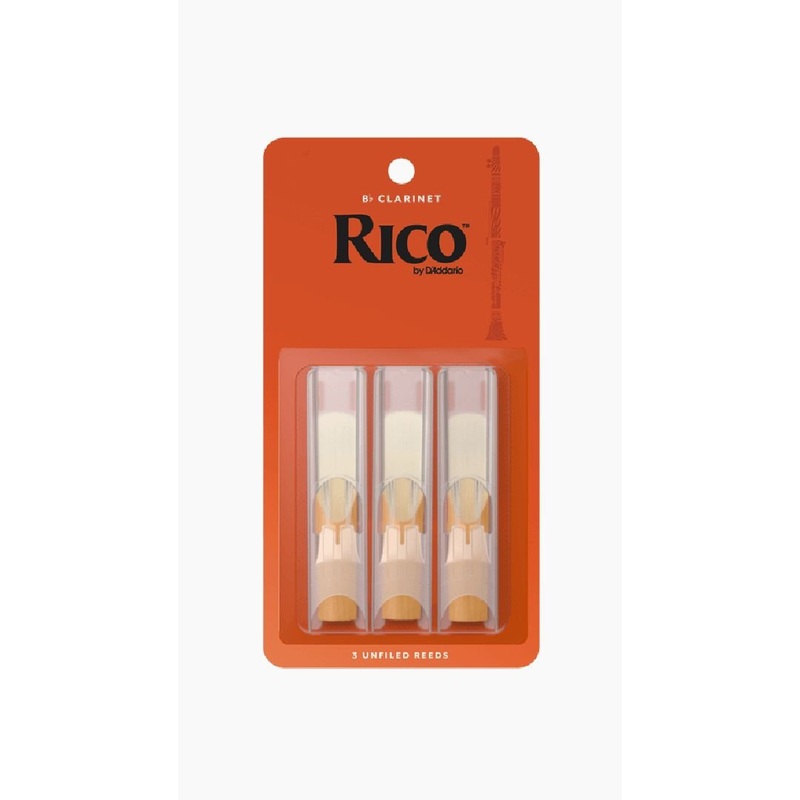 Rico Bb Clarinet Reeds 3 Pack|1.5|2.0|2.5|3.0|3.5
