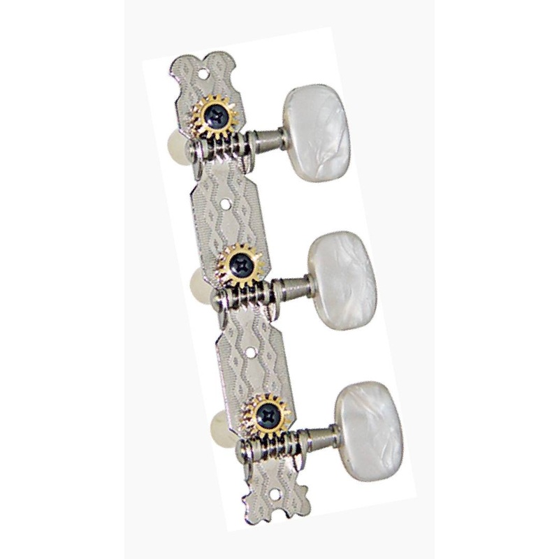 Dr. Parts Nickel Plated Machine Head Plates
